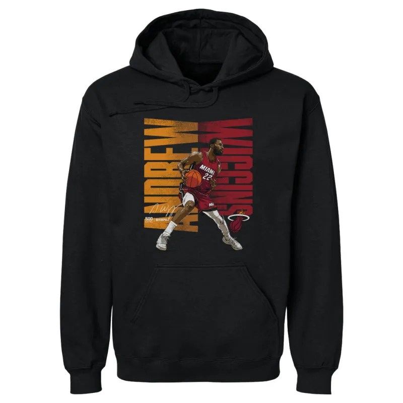 Andrew Wiggins Miami Heat Bold WHT made by 500 Level