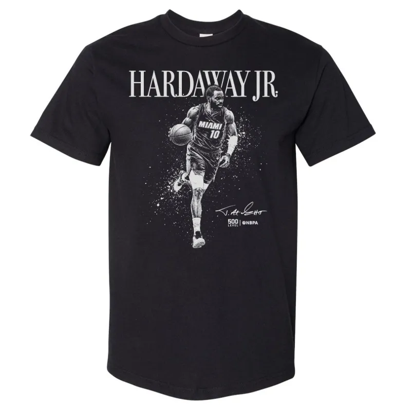 Tim Hardaway Jr. Miami Heat Mono WHT made by 500 Level