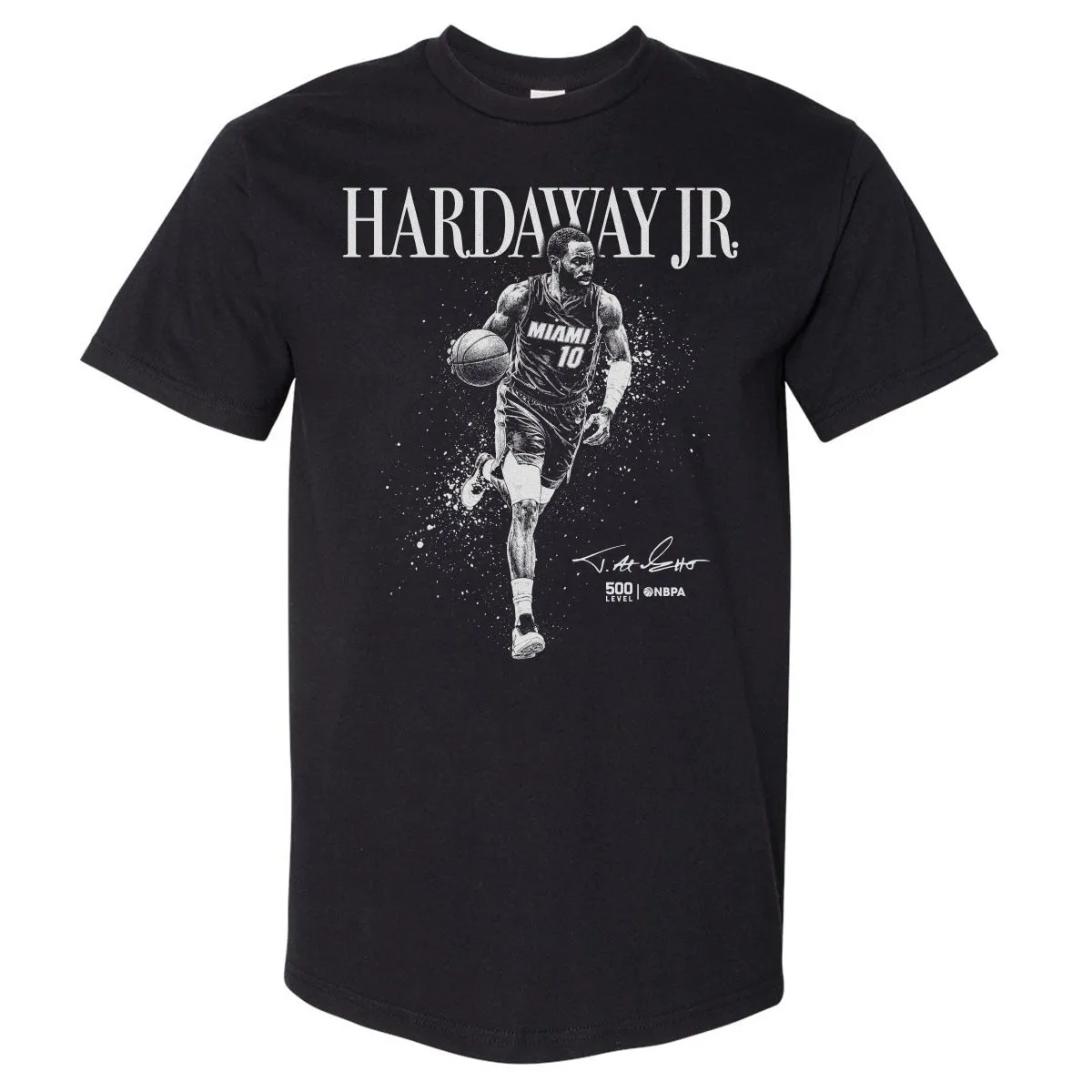Tim Hardaway Jr. Miami Heat Mono WHT sold by 500 Level