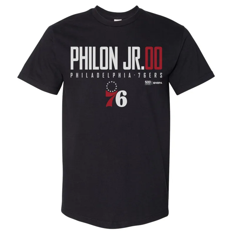 Labaron Philon Jr. Philadelphia 76ers Elite WHT made by 500 Level