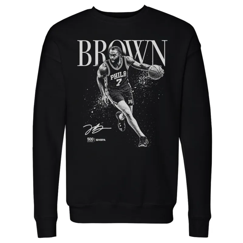 Jaylen Brown Philadelphia 76ers Mono WHT made by 500 Level