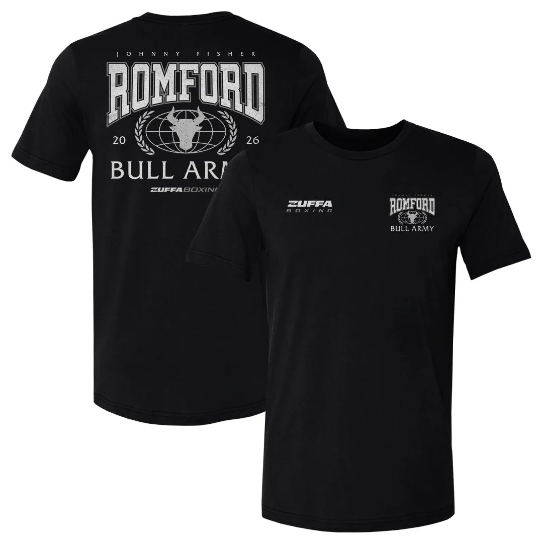 Johnny Fisher Zuffa Boxing Romford Bull Army F&B WHT sold by 500 Level