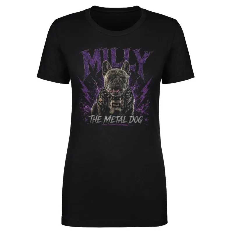 Milly The Metal Dog Purple WHT made by 500 Level