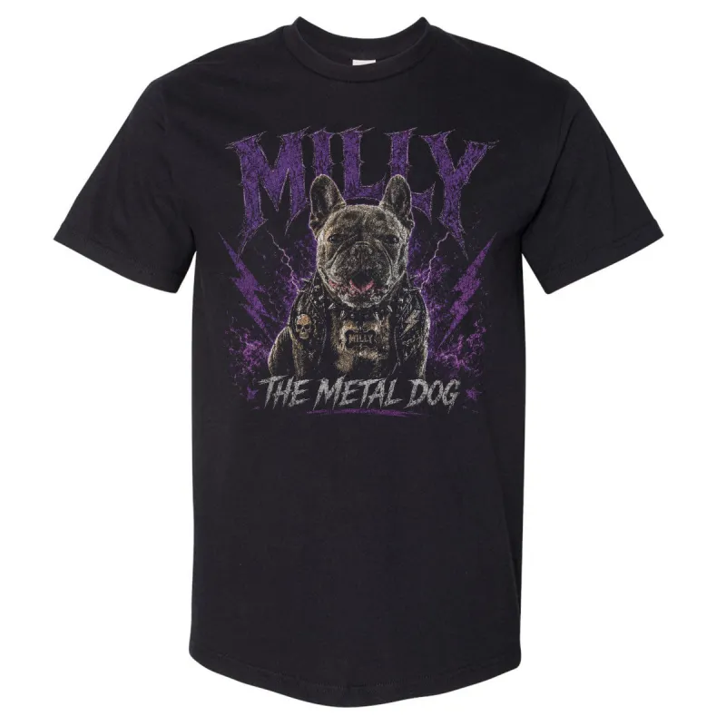 Milly The Metal Dog Purple WHT made by 500 Level