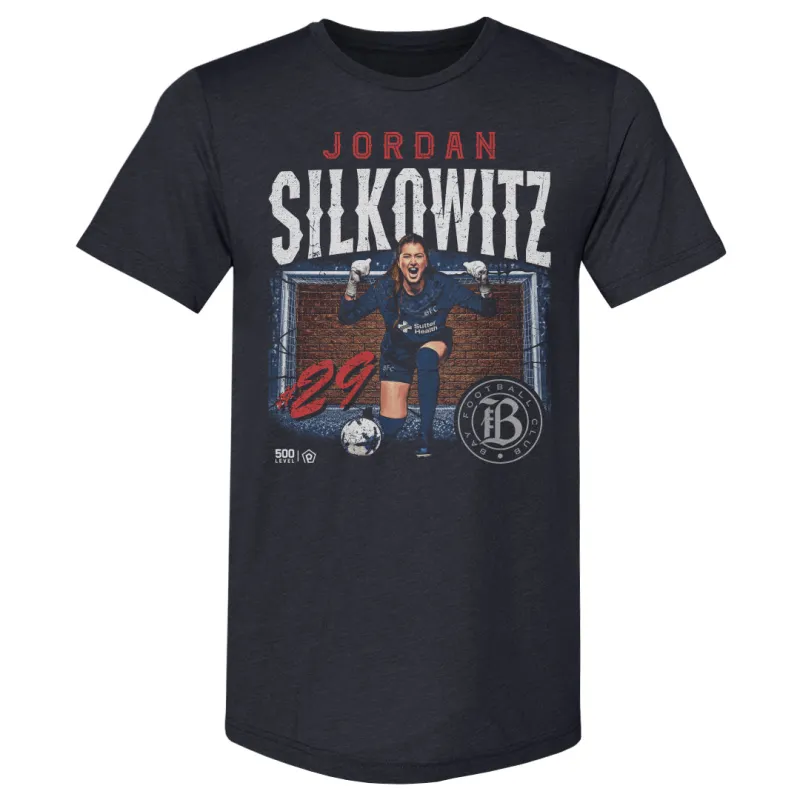 Jordan Silkowitz Bay FC Player Name WHT made by 500 Level