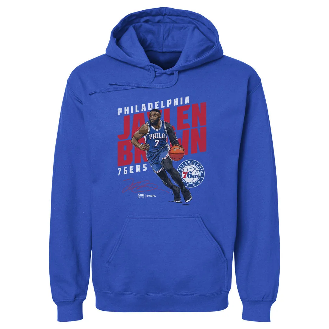 Jaylen Brown Philadelphia 76ers Slant WHT sold by 500 Level
