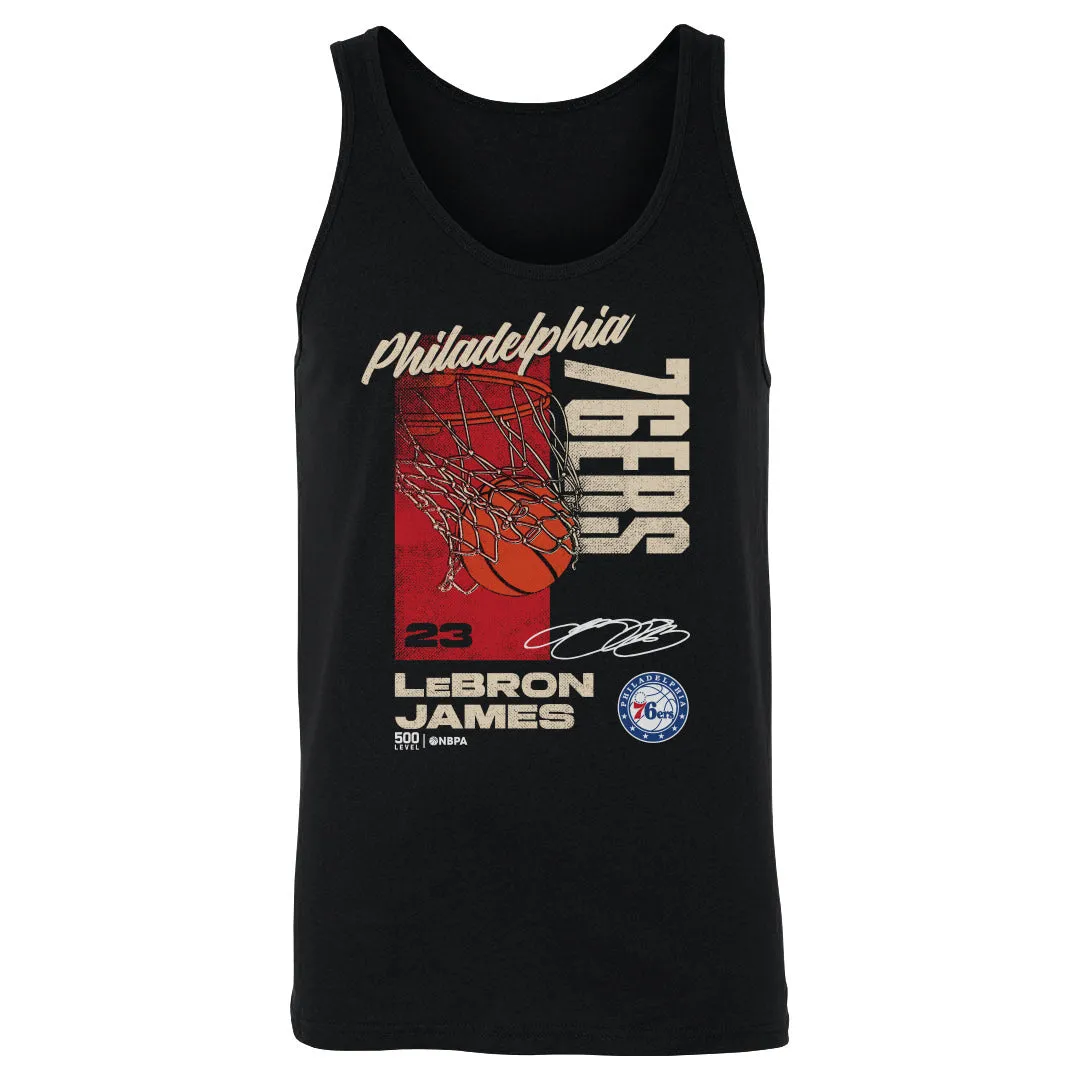 LeBron James Philadelphia 76ers All Net WHT sold by 500 Level