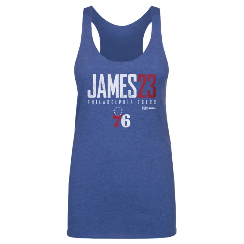 LeBron James Philadelphia 76ers Elite WHT made by 500 Level