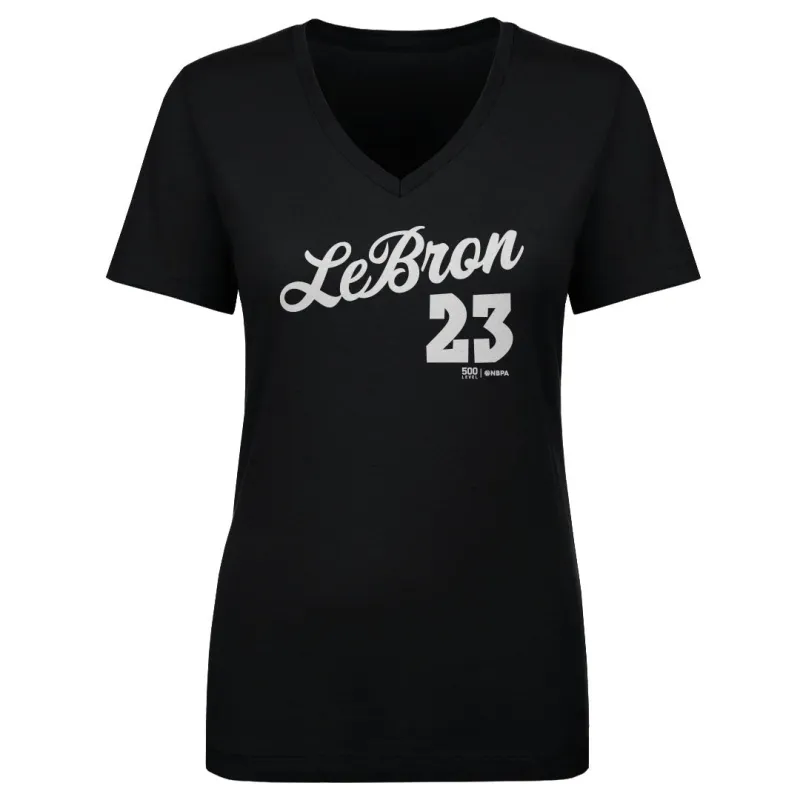 LeBron James Philadelphia 76ers Script WHT made by 500 Level