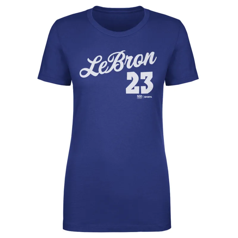 LeBron James Philadelphia 76ers Script WHT made by 500 Level