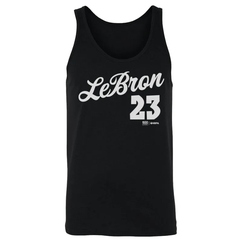 LeBron James Philadelphia 76ers Script WHT made by 500 Level