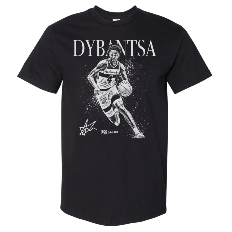 AJ Dybantsa Washington Wizards Mono WHT made by 500 Level