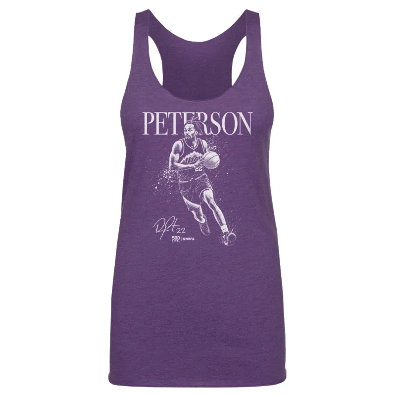 Darryn Peterson Utah Jazz Mono WHT made by 500 Level