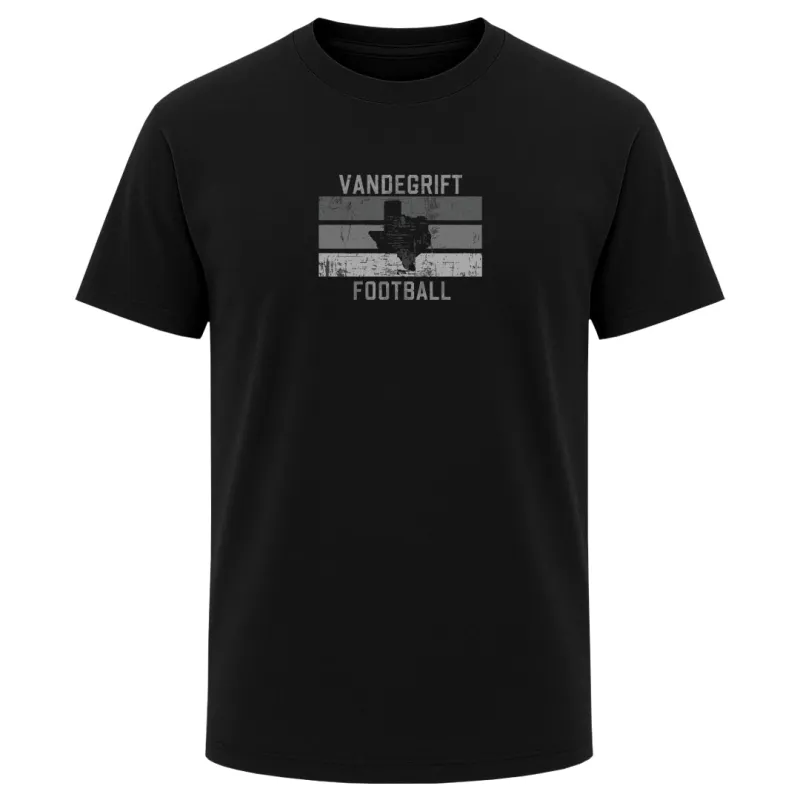 Vandegrift Crown Trio Football Map Lines WHT made by 500 Level