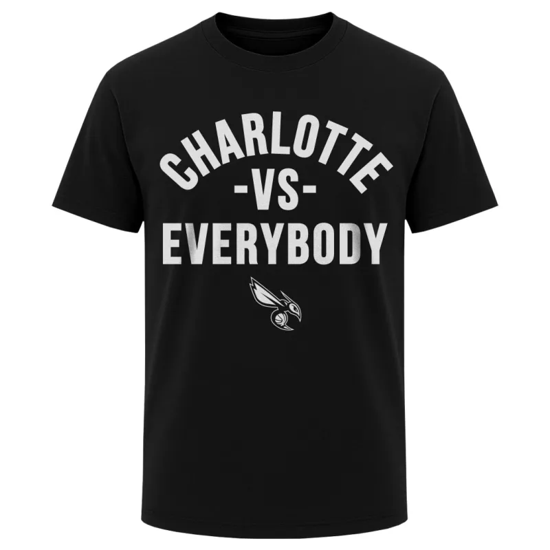 Charlotte Hornets Vs. Everybody WHT made by 500 Level