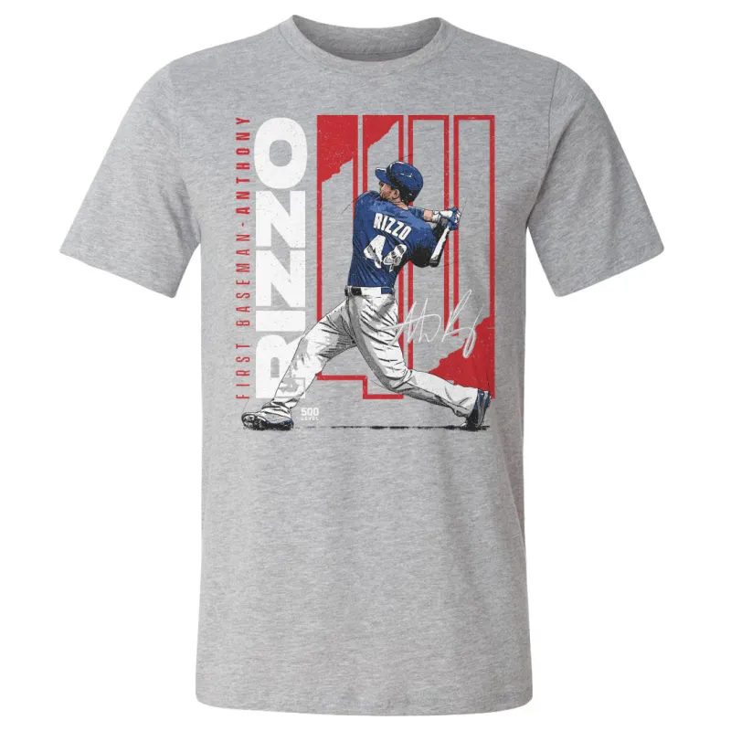 Anthony Rizzo Chicago C Stretch WHT made by 500 Level
