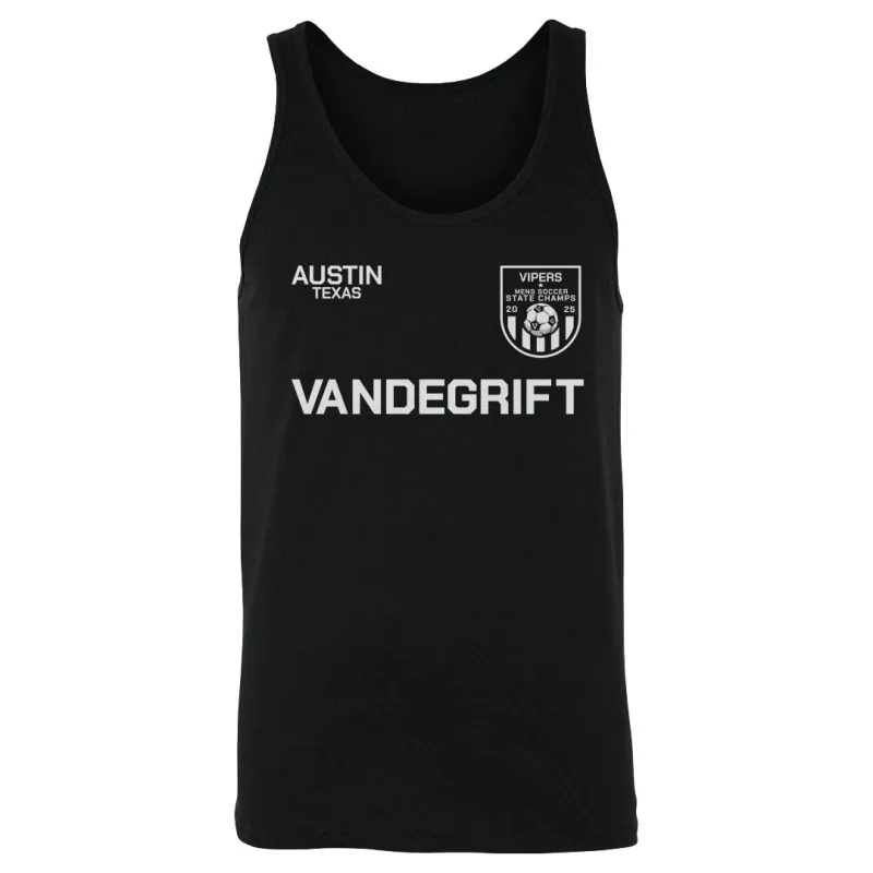 Crown Trio Vandegrift Vipers Men's Soccer State Champs 2025 Patch WHT made by 500 Level