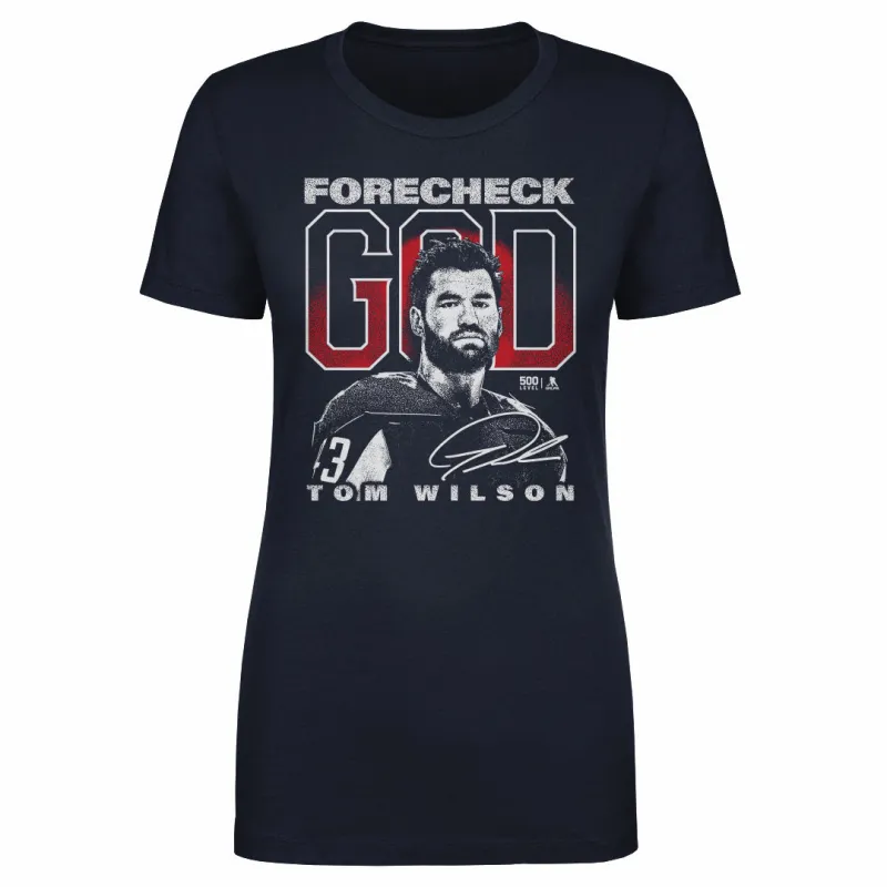Tom Wilson Washington Forecheck God WHT made by 500 Level