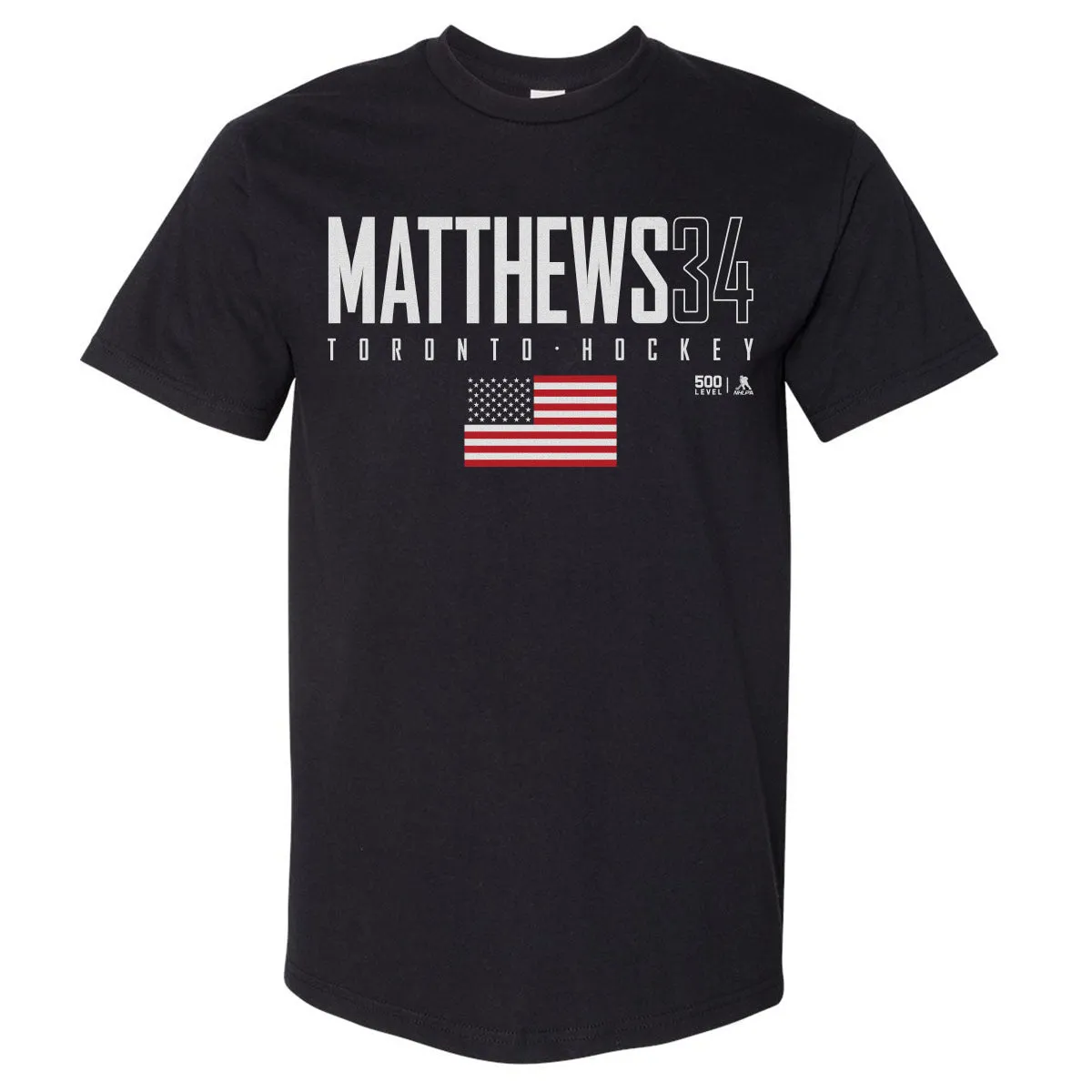 Auston Matthews Toronto USA Elite WHT sold by 500 Level