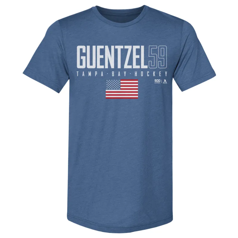 Jake Guentzel Tampa Bay USA Elite WHT made by 500 Level