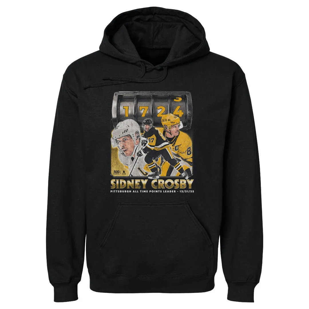 Sidney Crosby Pittsburgh All Time Points Leader WHT sold by 500 Level