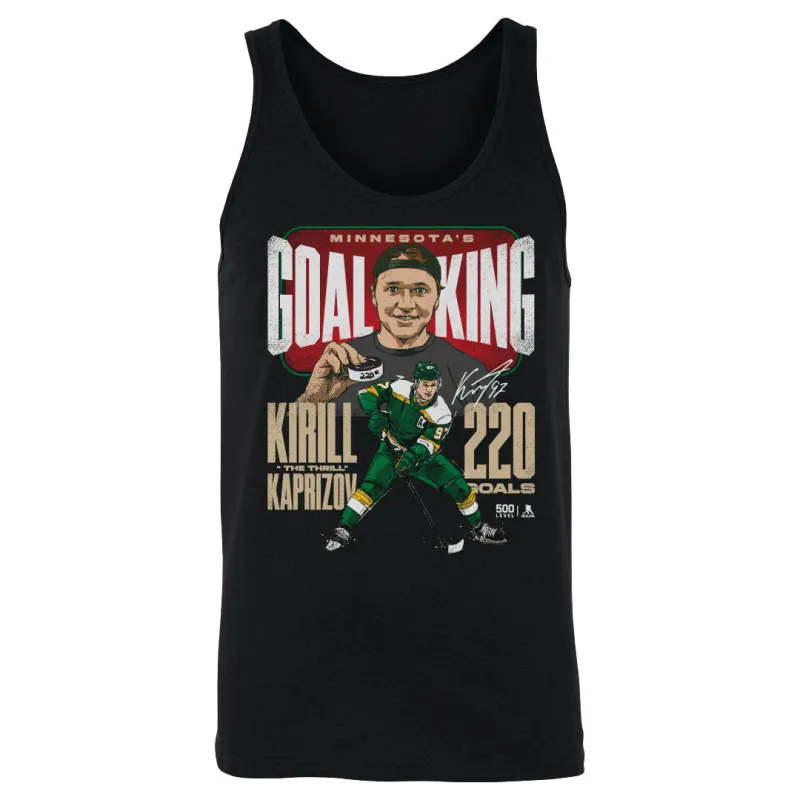 Kirill Kaprizov Minnesota Goal King WHT made by 500 Level
