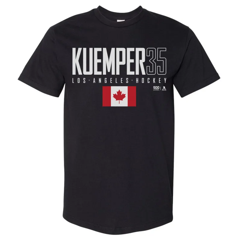 Darcy Kuemper Los Angeles Canada Elite WHT made by 500 Level