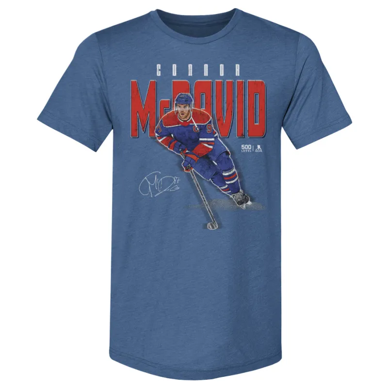 Connor McDavid Edmonton Player Name WHT made by 500 Level