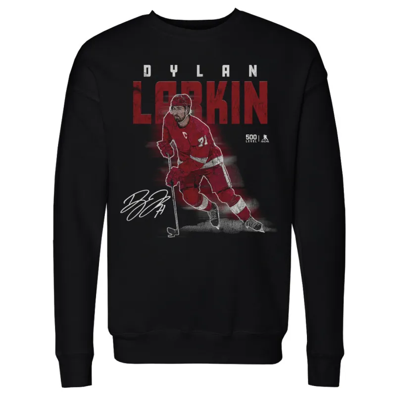 Dylan Larkin Detroit Player Name WHT made by 500 Level
