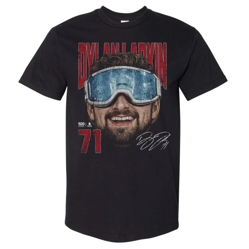Dylan Larkin Detroit Goggles WHT made by 500 Level