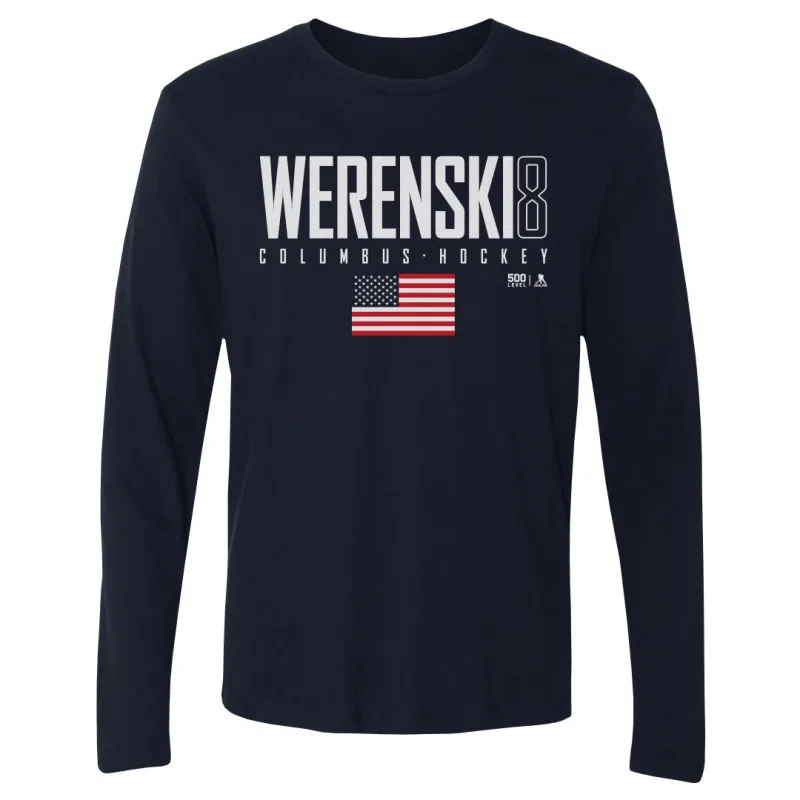Zach Werenski Columbus USA Elite WHT made by 500 Level