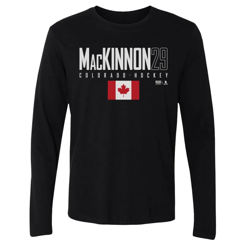 Nathan MacKinnon Colorado Canada Elite WHT made by 500 Level
