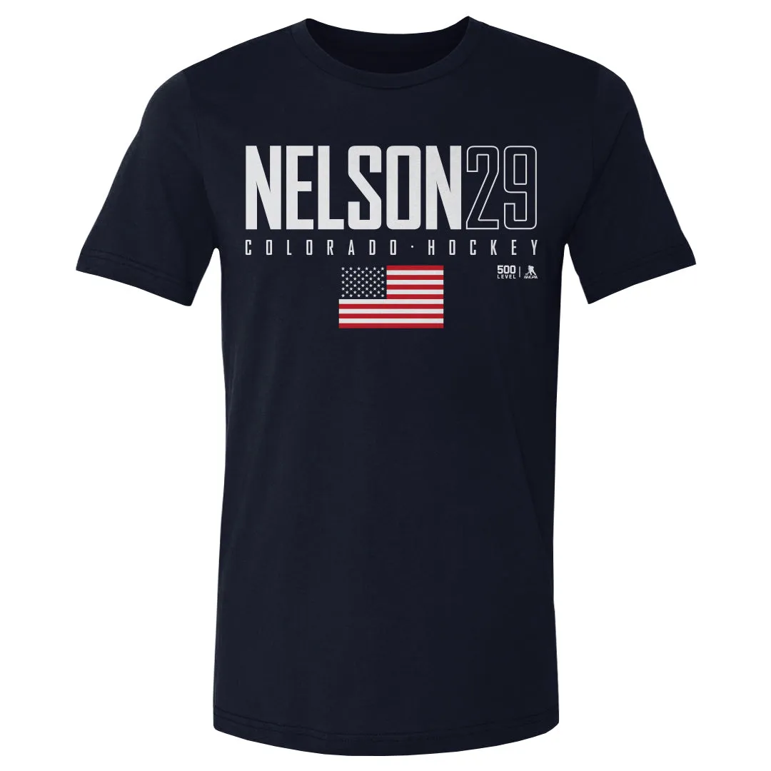 Brock Nelson Colorado USA Elite WHT sold by 500 Level
