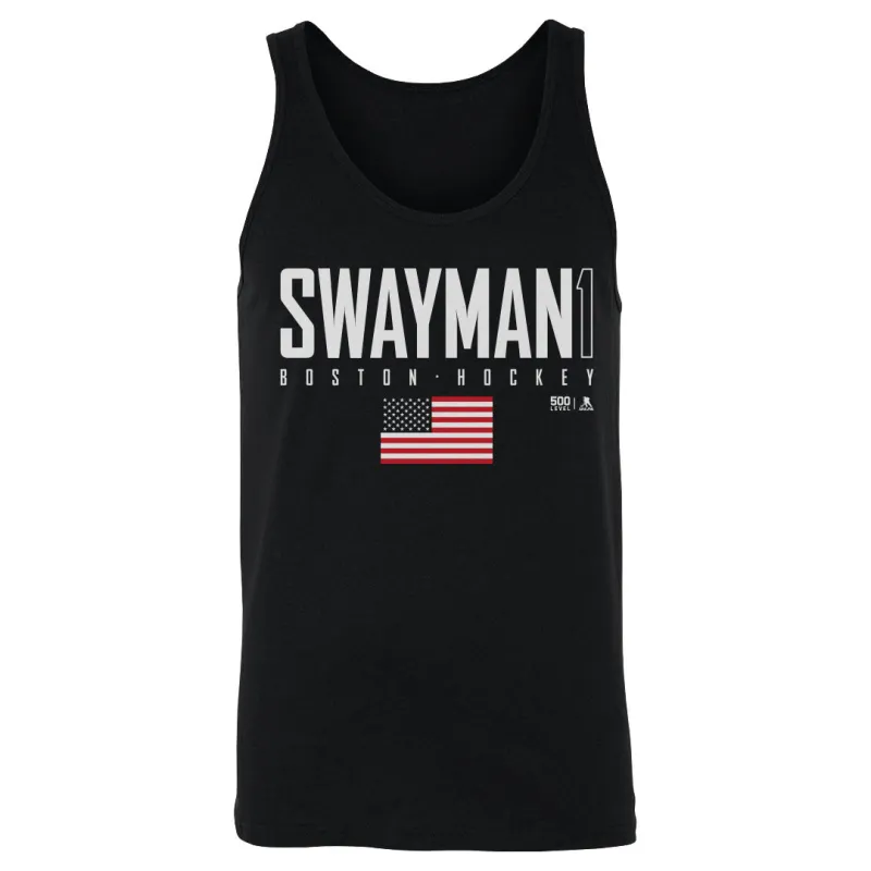 Jeremy Swayman Boston USA Elite WHT made by 500 Level