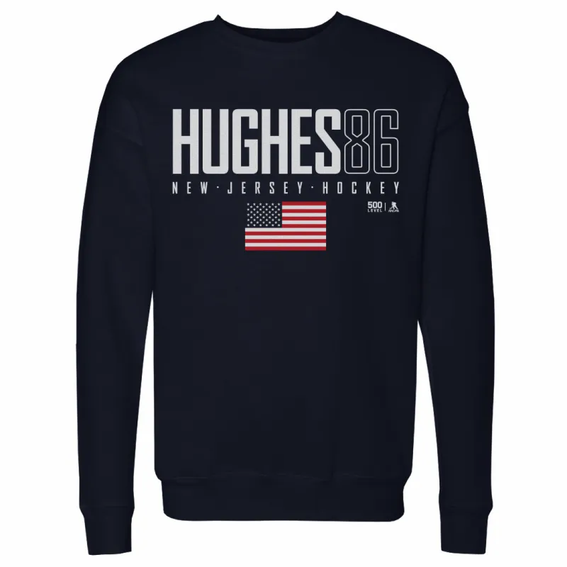 Jack Hughes New Jersey USA Elite WHT made by 500 Level