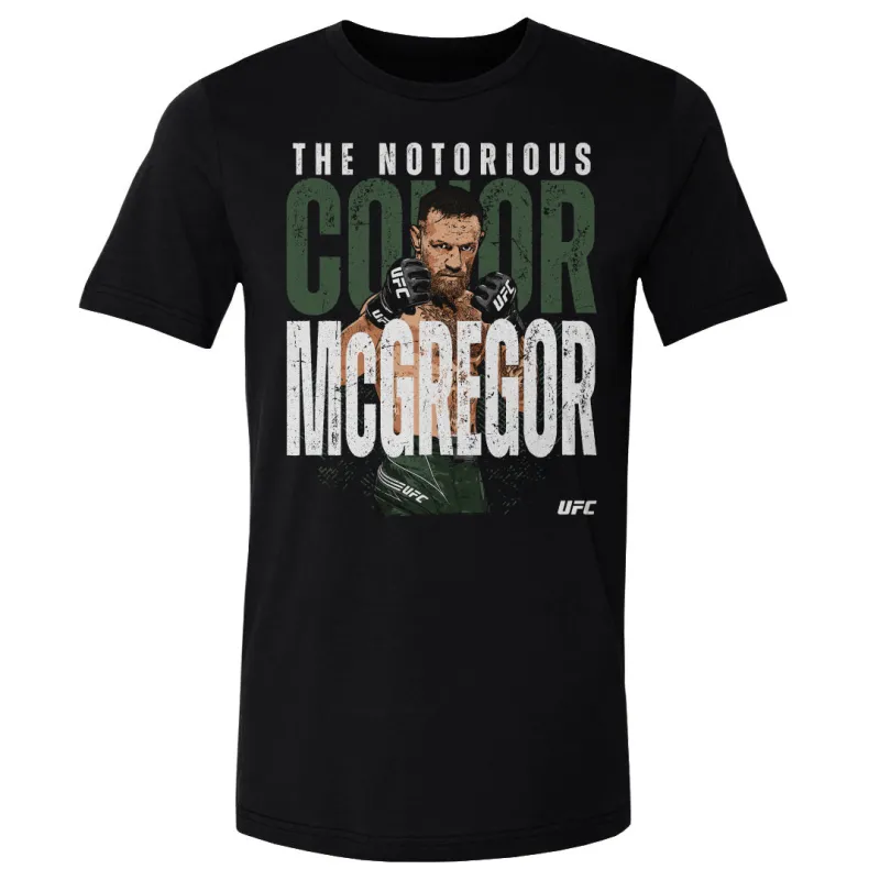 Conor McGregor The Notorious Bold WHT made by 500 Level