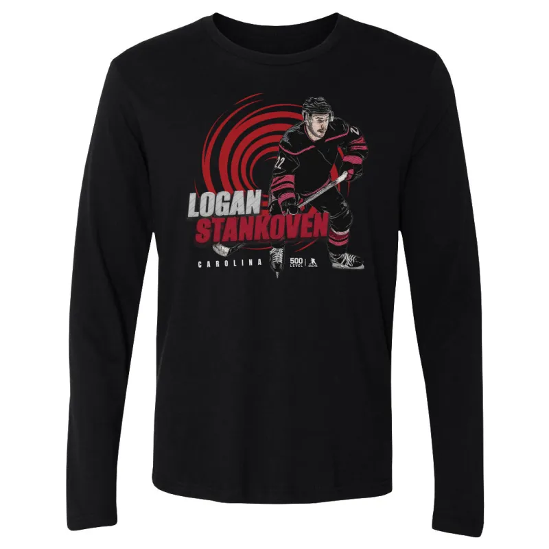 Logan Stankoven Carolina Player WHT made by 500 Level