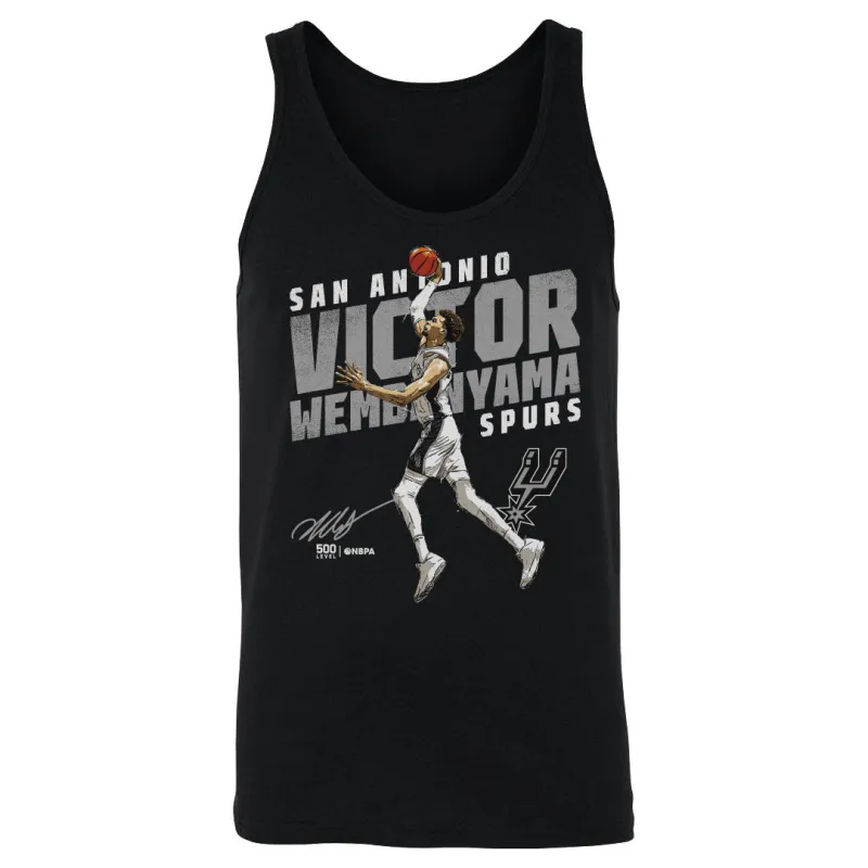 Victor Wembanyama San Antonio Spurs Slant WHT made by 500 Level