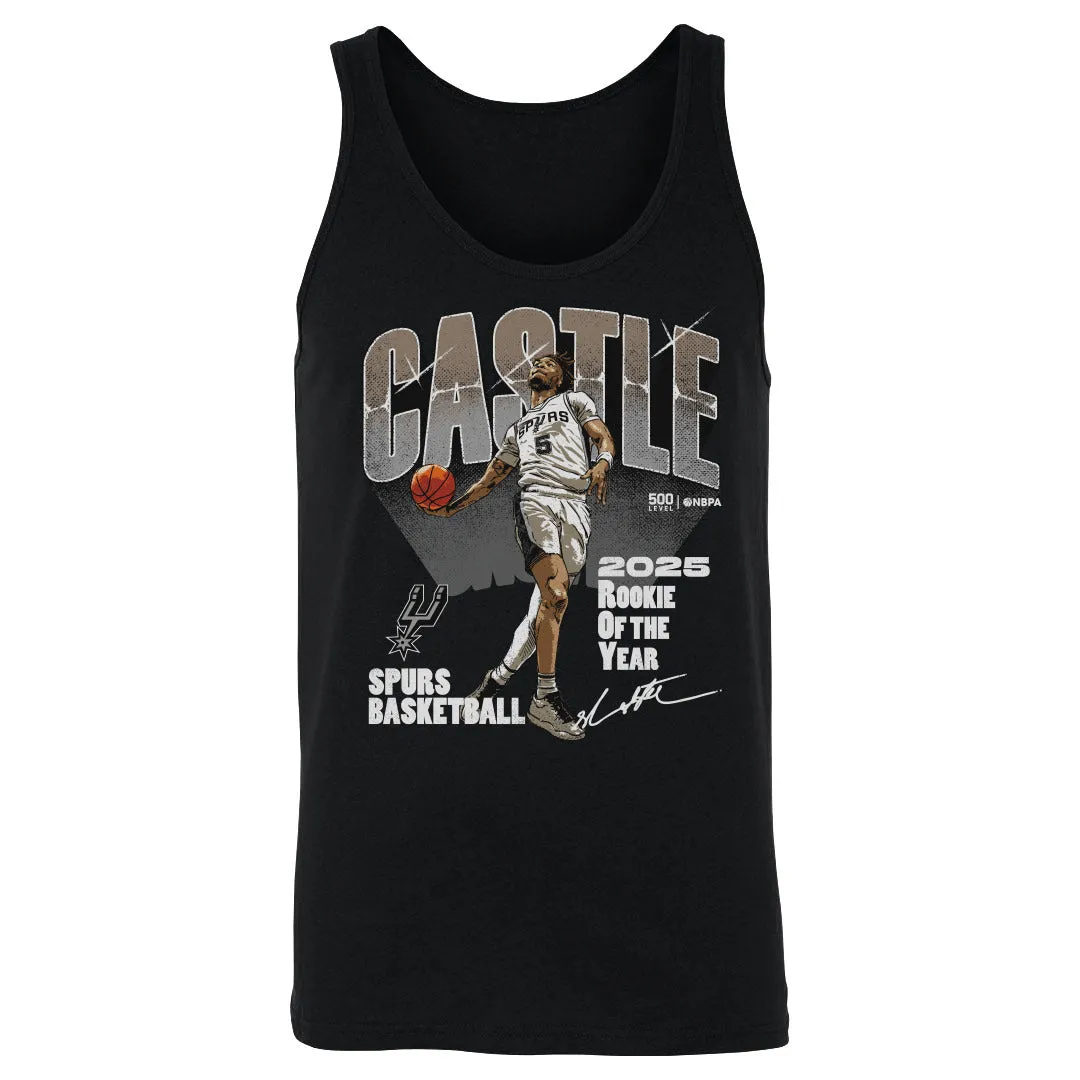Stephon Castle San Antonio Spurs 2025 Rookie Of The Year WHT sold by 500 Level
