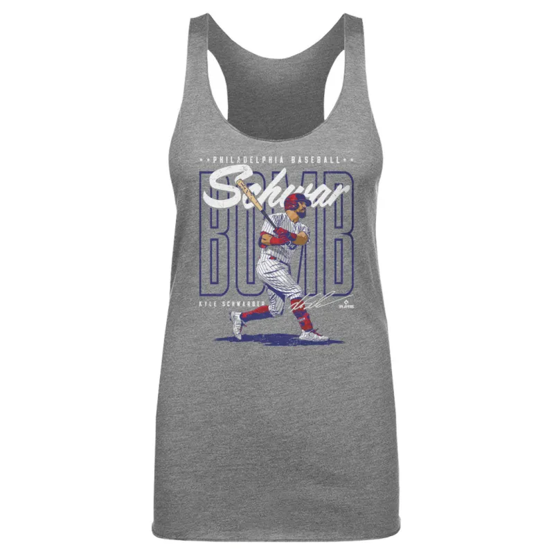 Kyle Schwarber Philadelphia Schwarbomb WHT made by 500 Level