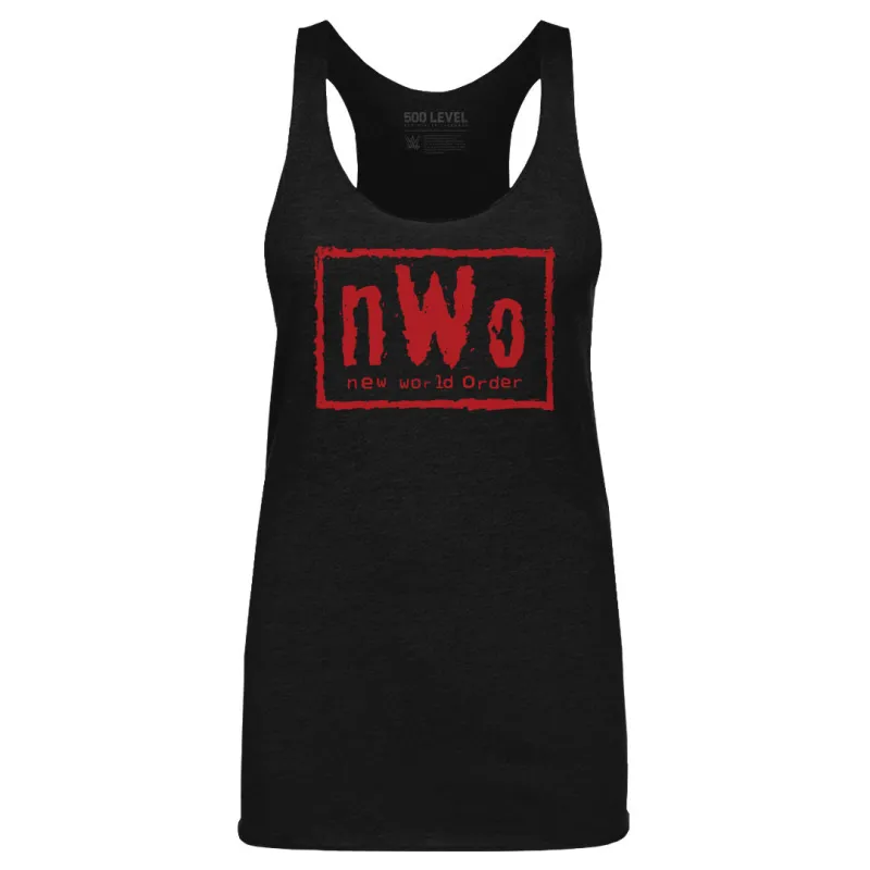 nWo Red Logo WHT made by 500 Level
