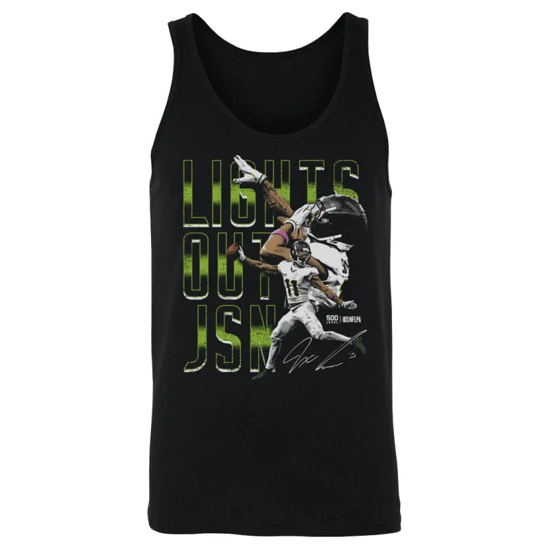 Jaxon Smith-Njigba Seattle Lights Out JSN WHT made by 500 Level
