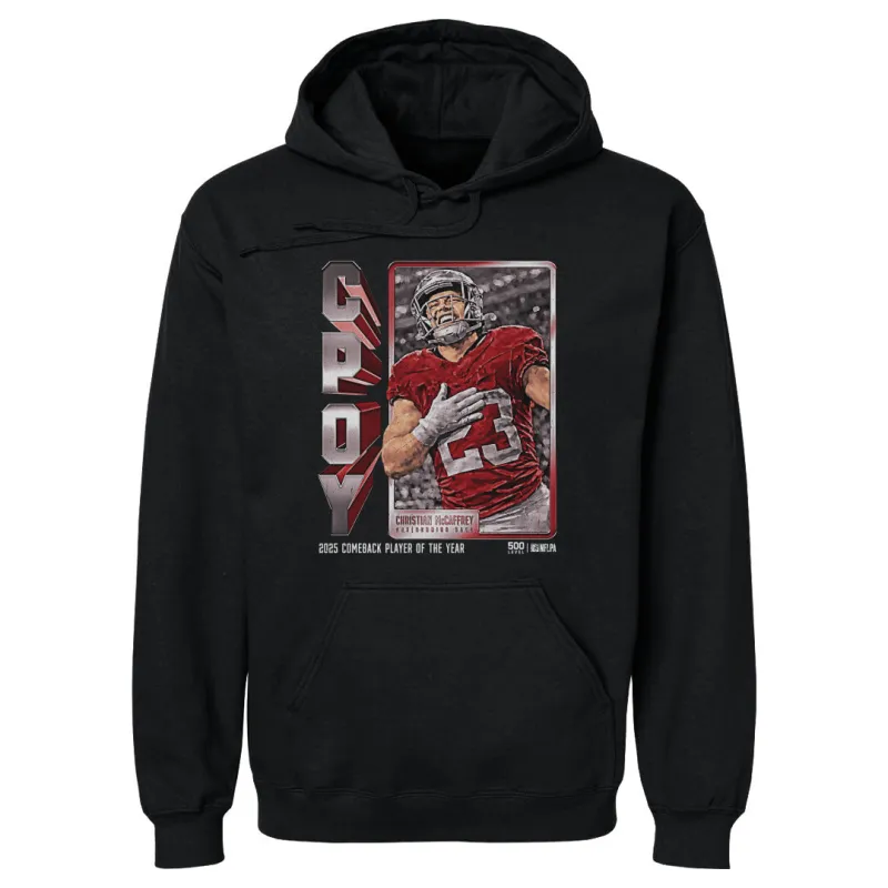 Christian McCaffrey San Francisco 2025 CPOY WHT made by 500 Level