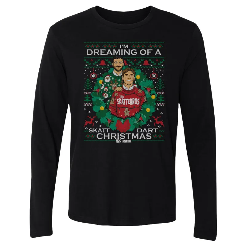 Jaxson Dart & Cam Skattebo New York G Ugly Sweater WHT made by 500 Level
