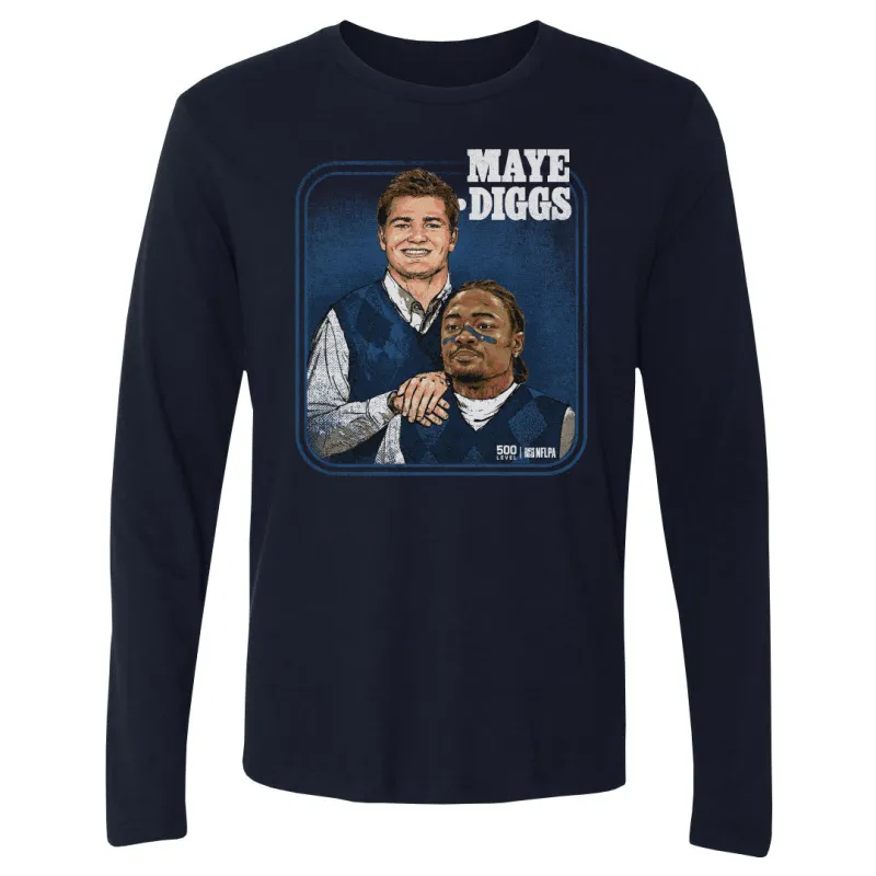 Drake Maye & Stefon Diggs New England Step Brothers WHT made by 500 Level