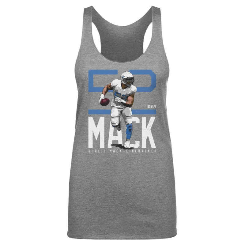 Khalil Mack Los Angeles C Bold Number WHT made by 500 Level