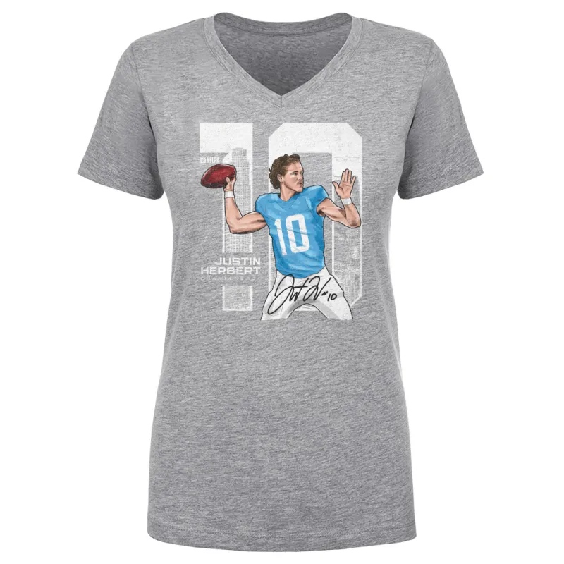Justin Herbert Throw WHT made by 500 Level