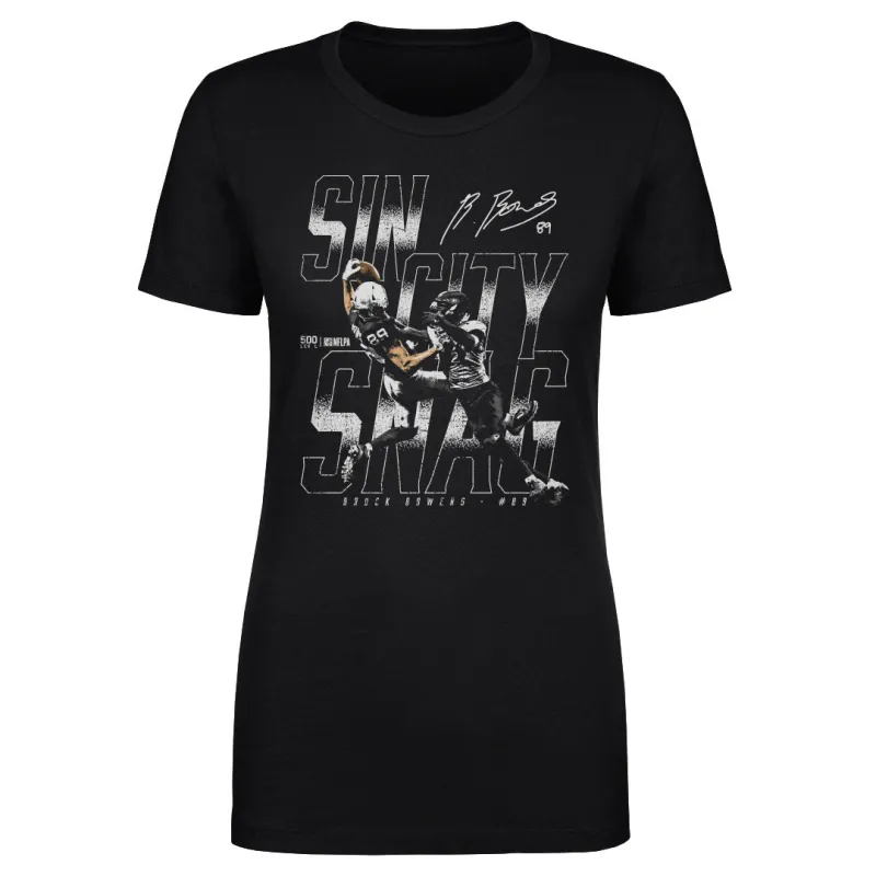 Brock Bowers Las Vegas Sin City Snag WHT made by 500 Level