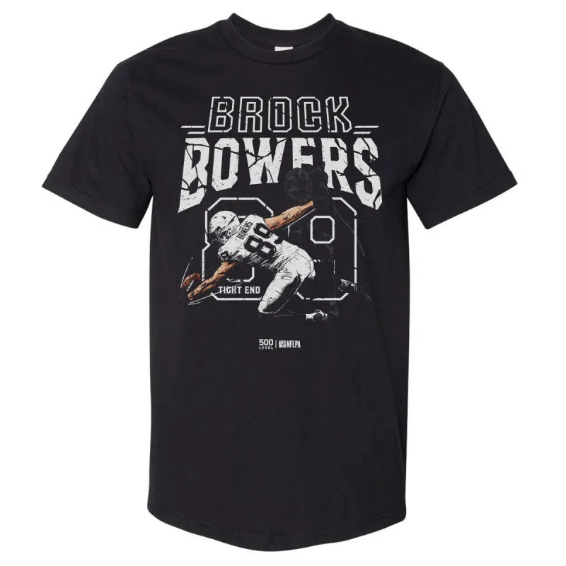 Brock Bowers Las Vegas Catch WHT made by 500 Level