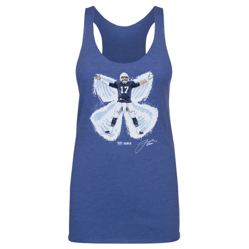Josh Allen Buffalo Snow Angel WHT made by 500 Level